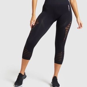 Gymshark energy high waisted crop leggings- M